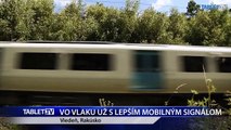 VO VLAKU UŽ S LEPŠÍM MOBILNÝM SIGNÁLOM