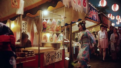 島崎遥香が浴衣姿で本気の射的 新TV-CM サマージャンボ 宝くじ「侍・夏祭りプチA」篇