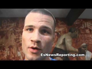 Will Rosinsky on fighting kelly pavlik