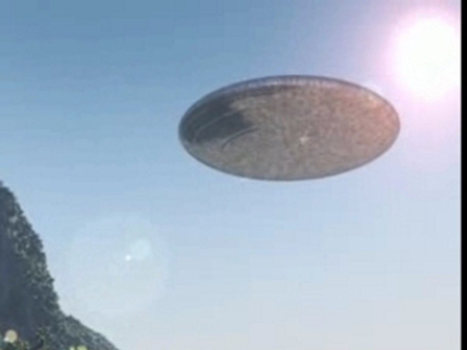 UFO in mountain