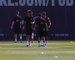 Messi, Suarez and Neymar return to training