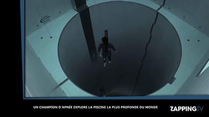 Un champion d’apnée explore le bassin le plus profond du monde, les images impressionnantes (vidéo)