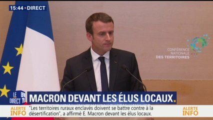 "Les territoires d'outre-Mer sont confrontés souvent au cumul de difficultés", dit Macron