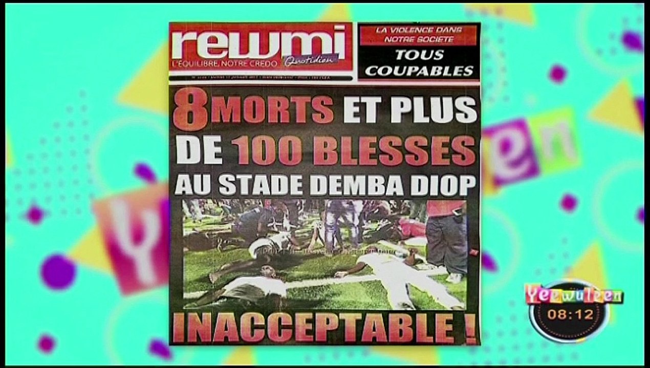 RUBRIQUE - REVUE DES TITRES avec IBOU DIOUF dans Yeewu Leen du 17 Juillet 2017
