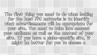 Tips On Finding The Best PPC Networks