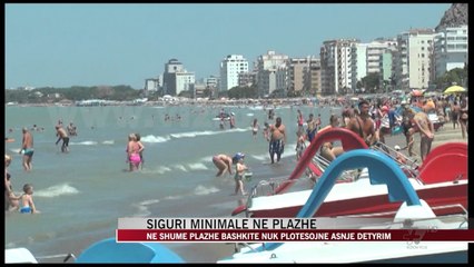 Siguri minimale në plazhe - News, Lajme - Vizion Plus