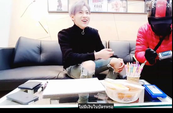 GOT7 thaisub - liveสด แบมแบมโชว์สกิลการวาดรูปและวาดรูปเมมเบอร์คนอื่น ตอนท้ายมีเสียงเจบีด้วย555