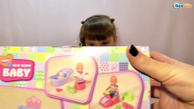 ✔ Беби Борн. Распаковка новой куклы от Девочки Поли / Unboxing new Doll Baby Born with Polya ✔