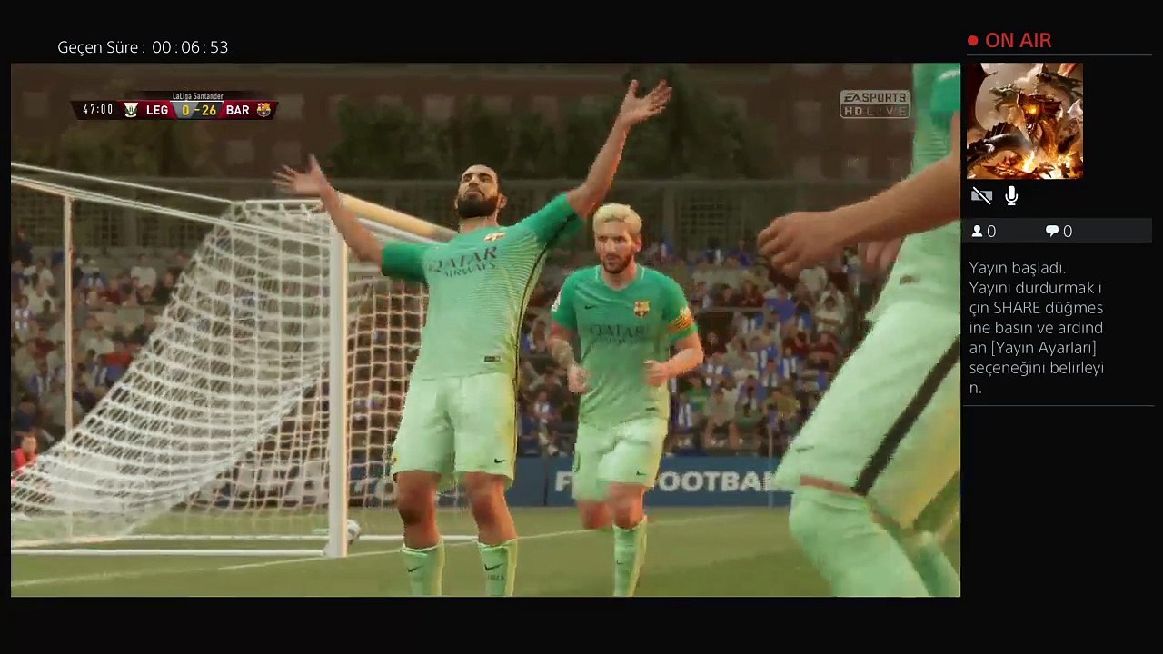 erenkamer1 Kullanıcısının Canlı PS4 Yayını #10 bolume ozel 100 goll challenge (16)