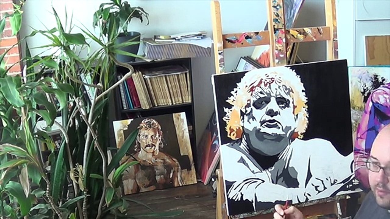 A tribute to Dusty Rhodes- WWE Canvas 2 Canvas
