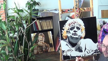 A tribute to Dusty Rhodes- WWE Canvas 2 Canvas