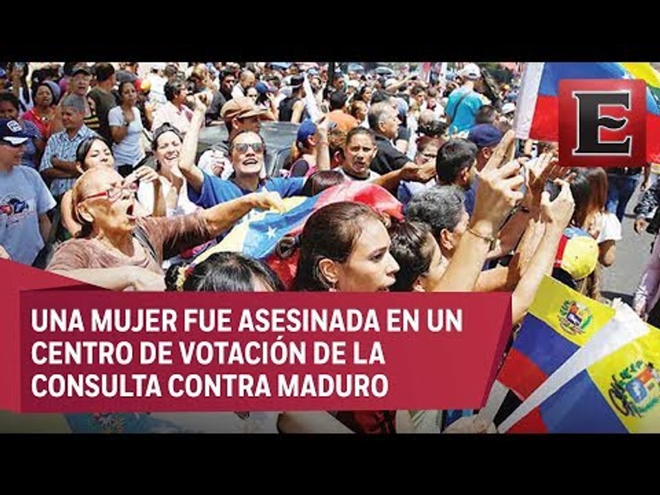 Atacan votación contra Maduro