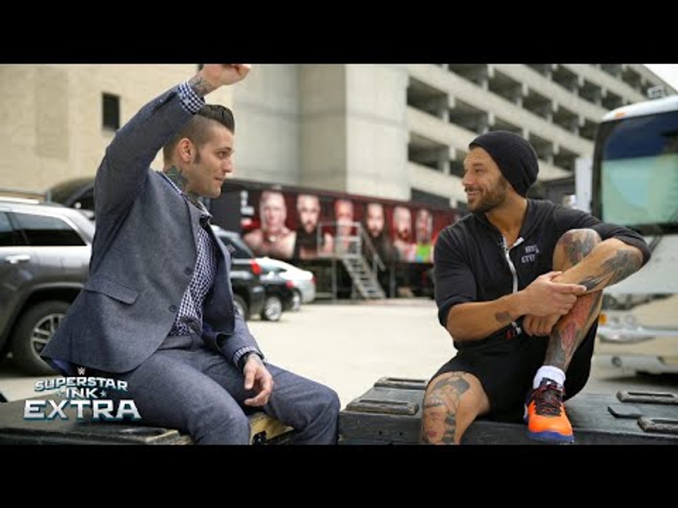 Which metal band did Corey Graves work for before WWE- Superstar Ink Extra