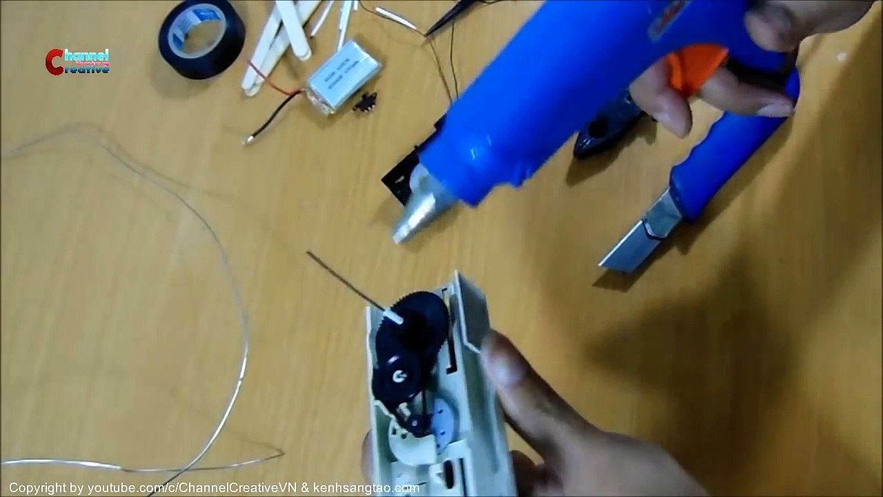 How to make robot insect, 4 four-legged robot