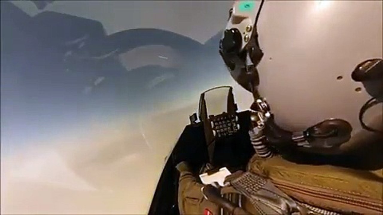F-16 Shoots Down Drone