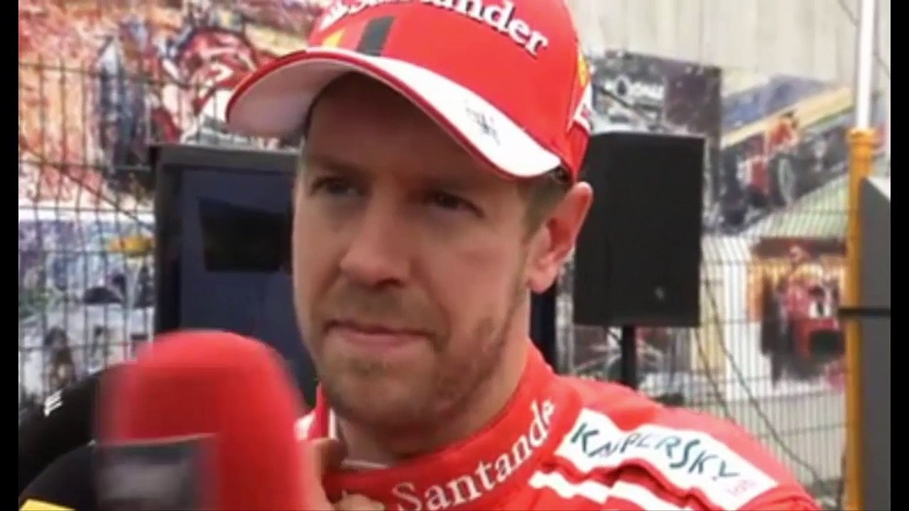 INTERVISTA VETTEL post F1 Gp Silverstone 2017 "Le gomme Non so. Su Verstappen giudicate voi !"