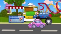 Carritos Para Niños. Un Camion Monstruo, Coches de carreras. Caricaturas de carros. Tiki Taki Carros