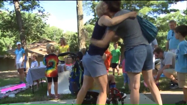 Kids Run Lemonade Stands to Raise Money for Handicap Accessible Playground