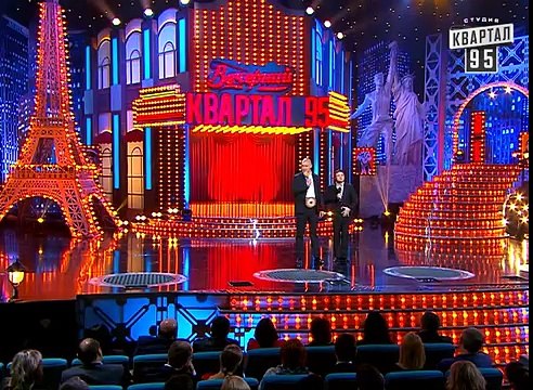 Мэр Киева Виталий Кличко со своим переводчиком - Вечерний Квартал 18. 10. 2014