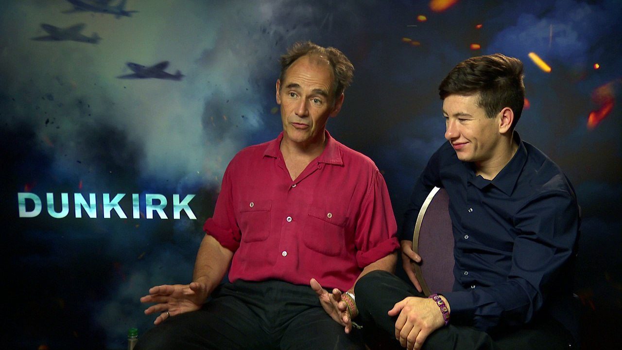 DUNKIRK: Mark Rylance & Barry Keoghan wanted to get wet