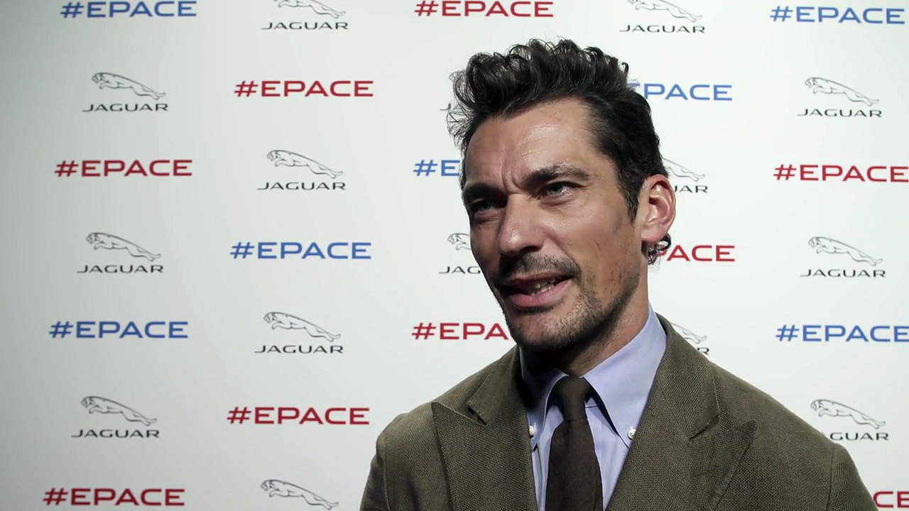 David Gandy at the Jaguar E-Pace launch