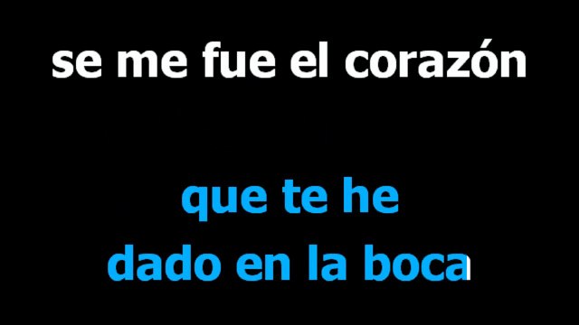 Mil besos - Los panchos - Karaoke - Letra