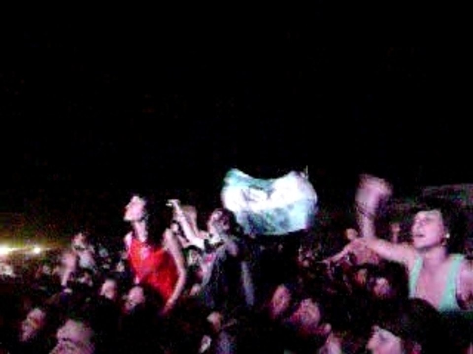 Los Piojos comienzo show