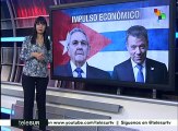 Santos inaugura junto a Raúl castro foro económico en La Habana
