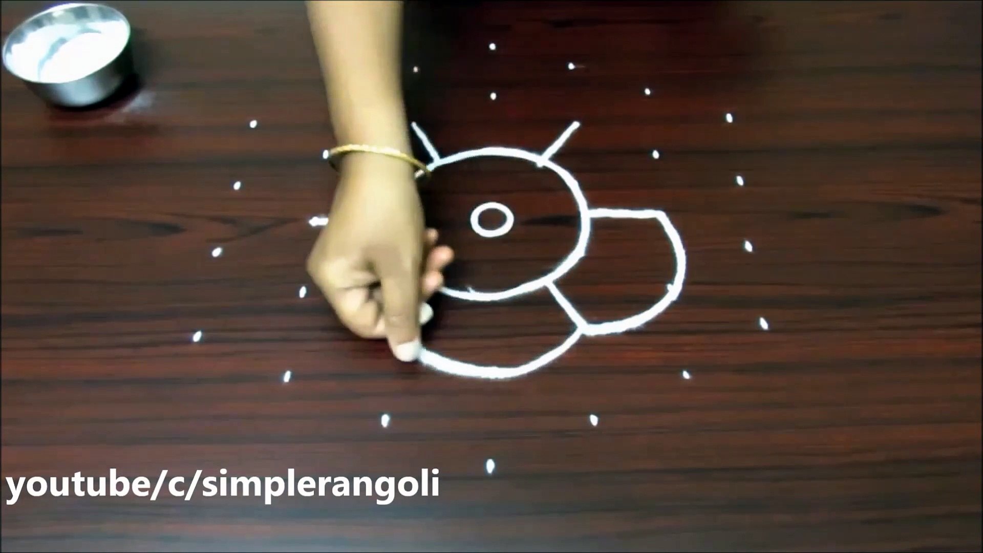 latest simple rangoli designs in 2 min by creative hands, kolam designs with dots for beginners