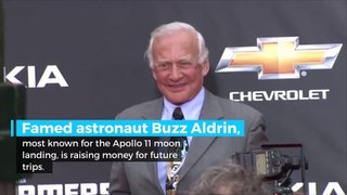 Buzz Aldrin raises money for future trips to Mars