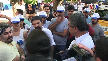 İhraç Edilenlerin Eylemine Polis Müdahalesi