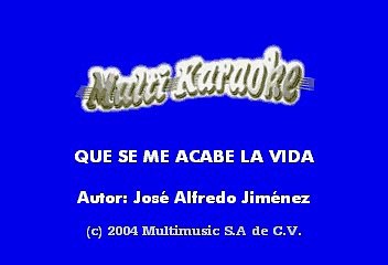 Banda Maguey - Que Se Me Acabe La Vida (Karaoke)