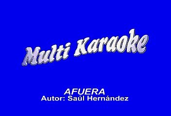 Caifanes - Afuera (Karaoke)