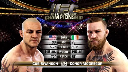 Cub Swanson vs Conor McGregor | PS4 | Full Fight