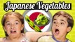 KIDS EAT JAPANESE VEGETABLES! | Kids Vs. Food