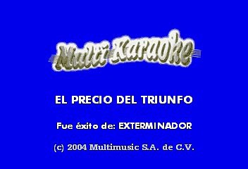 EXTERMINADOR - EL PRECIO DEL TRIUNFO (KARAOKE)