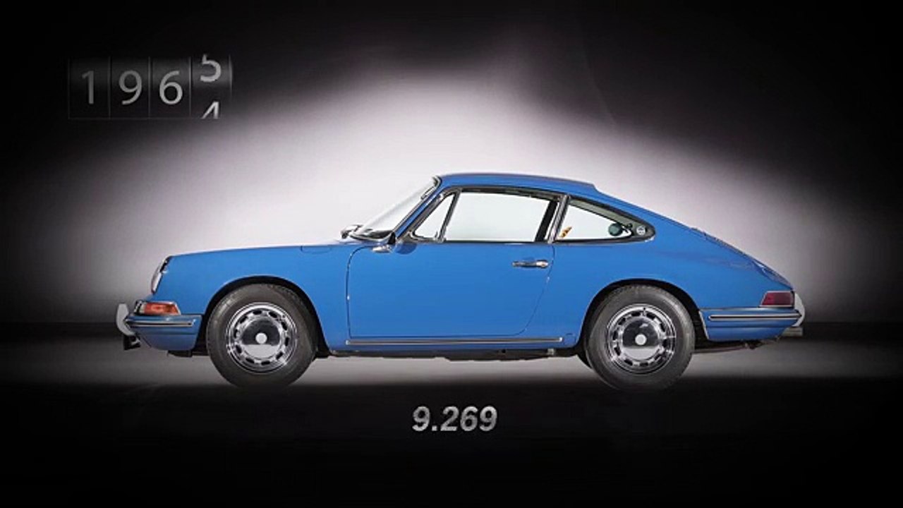 Todas as gerações do Porsche 911 em apenas 1 minuto!