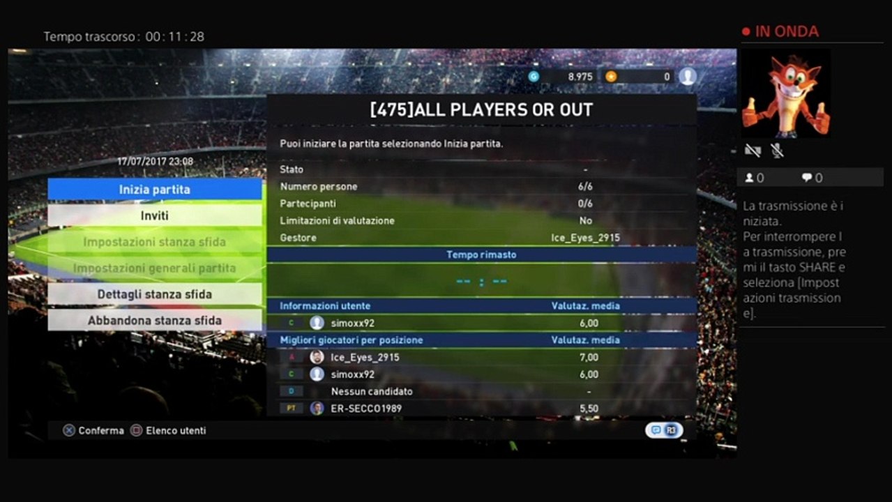 Trasmissione PS4 live di simoxx92 (20)
