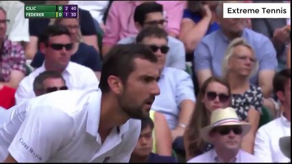 اجمل ما قدم روجر فيدرر ضد مارين سيليتش نهائي بطولة ويمبلدون 2017 عادل الشطي