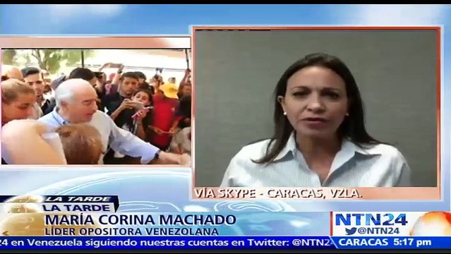 Asumimos el compromiso de iniciar desde hoy la ‘hora cero’ en Venezuela: María Corina Machado, dirigente opositora