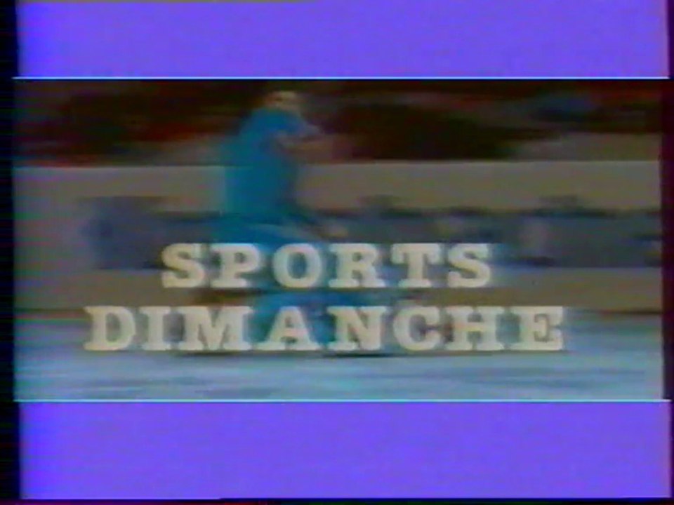 TF1 - 9 Octobre 1983 - Pubs, speakerine (Claire Avril), début "Sports Dimanche"