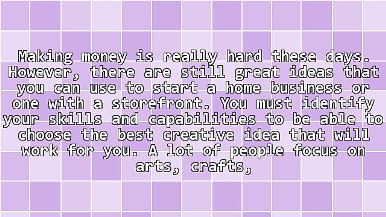 Five Creative Business Ideas