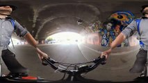 Is Biking To Work Safe In Los Angeles? | 360-degree video