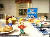 Kellogg's Rice Krispies Cereal with Jaded Snap Crackel and Pop Television Commercial 1997