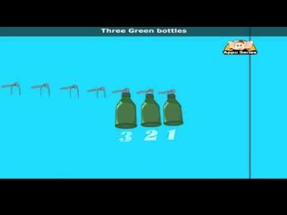 Ten Green Bottles with Lyrics - Nursery Rhyme