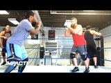 D'Angelo Williams IMPACT Wrestling Training Footage #Slamm15