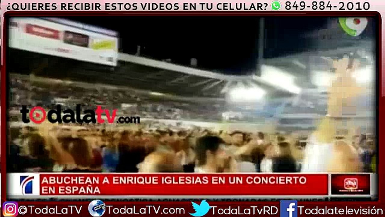 Fans enfurecidos abuchean a Enrique Iglesias en concierto y califican de "estafa"-Noticias y Mucho Más-Video