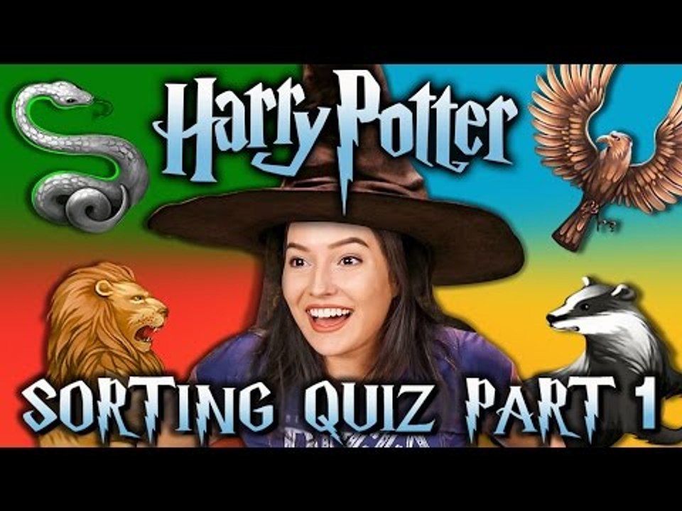 HARRY POTTER SORTING QUIZ - HOGWARTS HOUSES (React Special)
