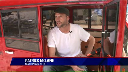 Navy Vet and Artist Drives Electric, Solar-Powered Trike Named `Freedomland`