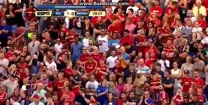 Henrikh Mkhitaryan Goal ~ Real Salt Lake vs Manchester United 1-1
